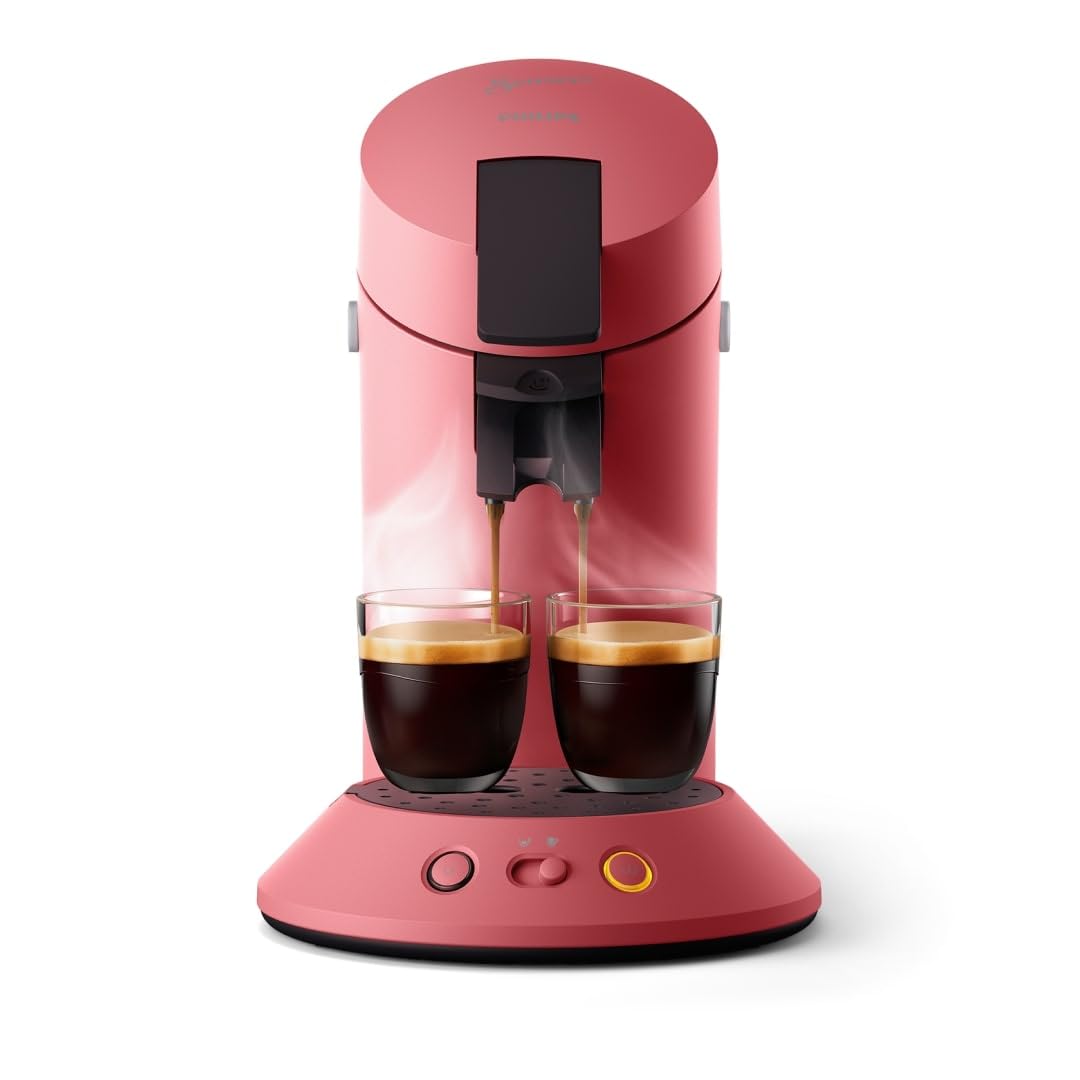 Kivaro Senseo Original Plus Machine à café à dosettes Rouge tendre CSA210/35